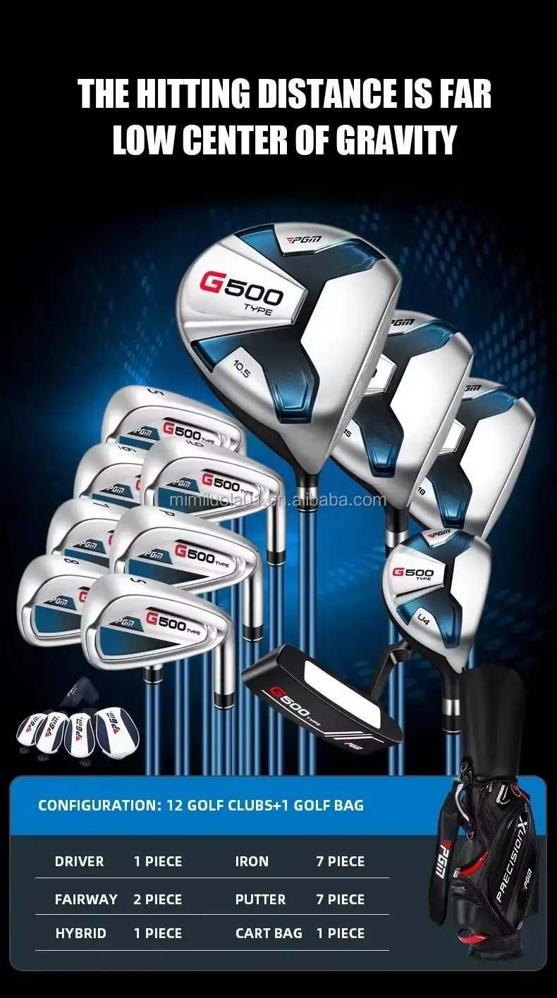 PGM MTG075 G500 Series Men's Complete Golf Set - Image 4