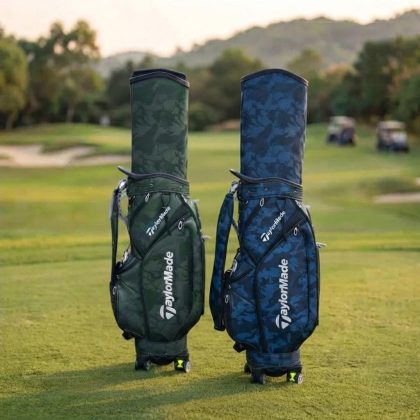 TaylorMade Wheeled Camo Caddy Golf Bag